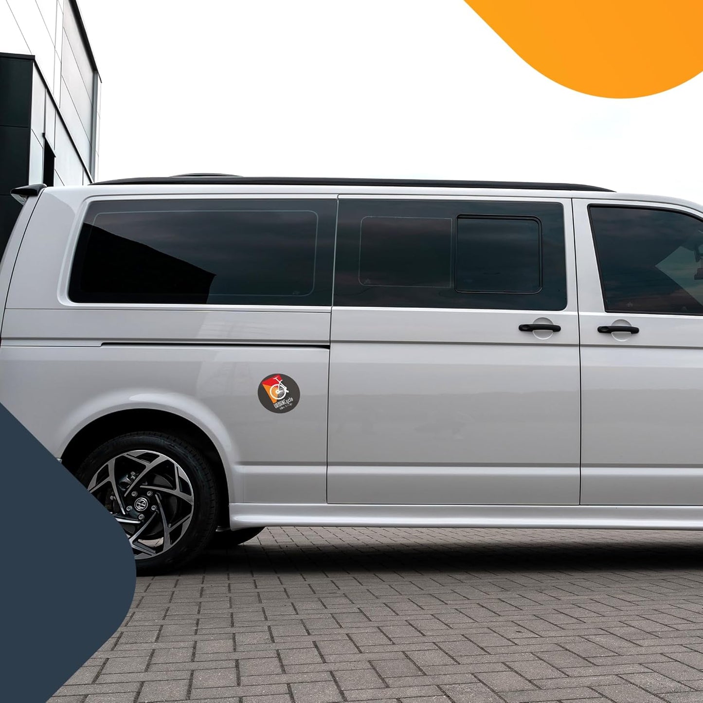 Magnet Me Up Customizable 30 Mil Round Magnet- 5” Weatherproof Car Magnet for Businesses, Sports Teams, Fundraisers & Personal Expression- Custom Text & Logo- Strong Magnetic Vinyl for Vehicles