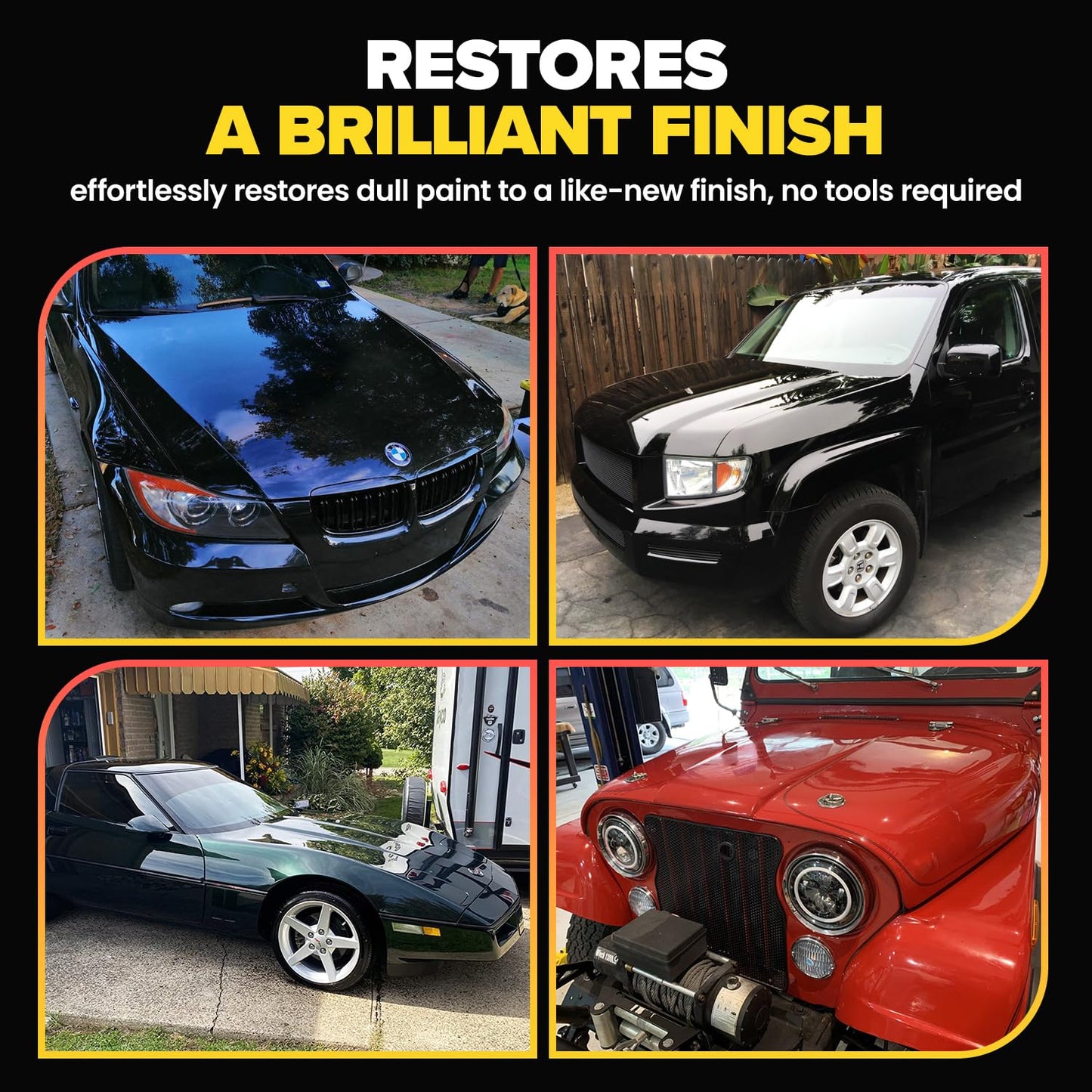 Carfidant Scratch Repair and Swirl Remover - Car Paint Scratch Remover & Restorer Kit with Buffer Pad - Polishing & Waxing Kits - Compound for Vehicles Paint Repair - 8.4 fl. Oz.