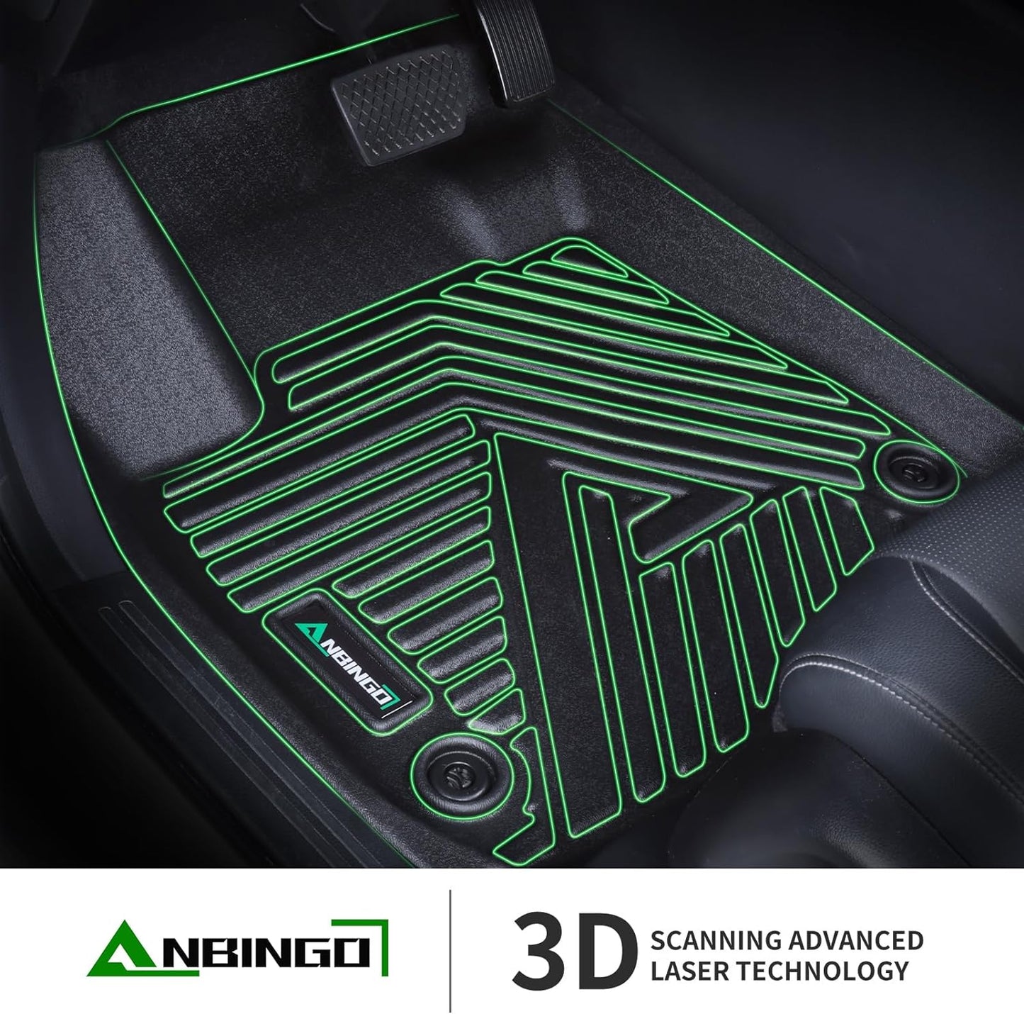 ANBINGO® 2025 Honda Ridgeline Floor Mats, Fit for 2024 Ridgeline, 2017 Ridgeline, 2018 Ridgeline, 2019 Ridgeline, 2020 Ridgeline, 2021 Ridgeline, 2022 Ridgeline, 2023 Ridgeline