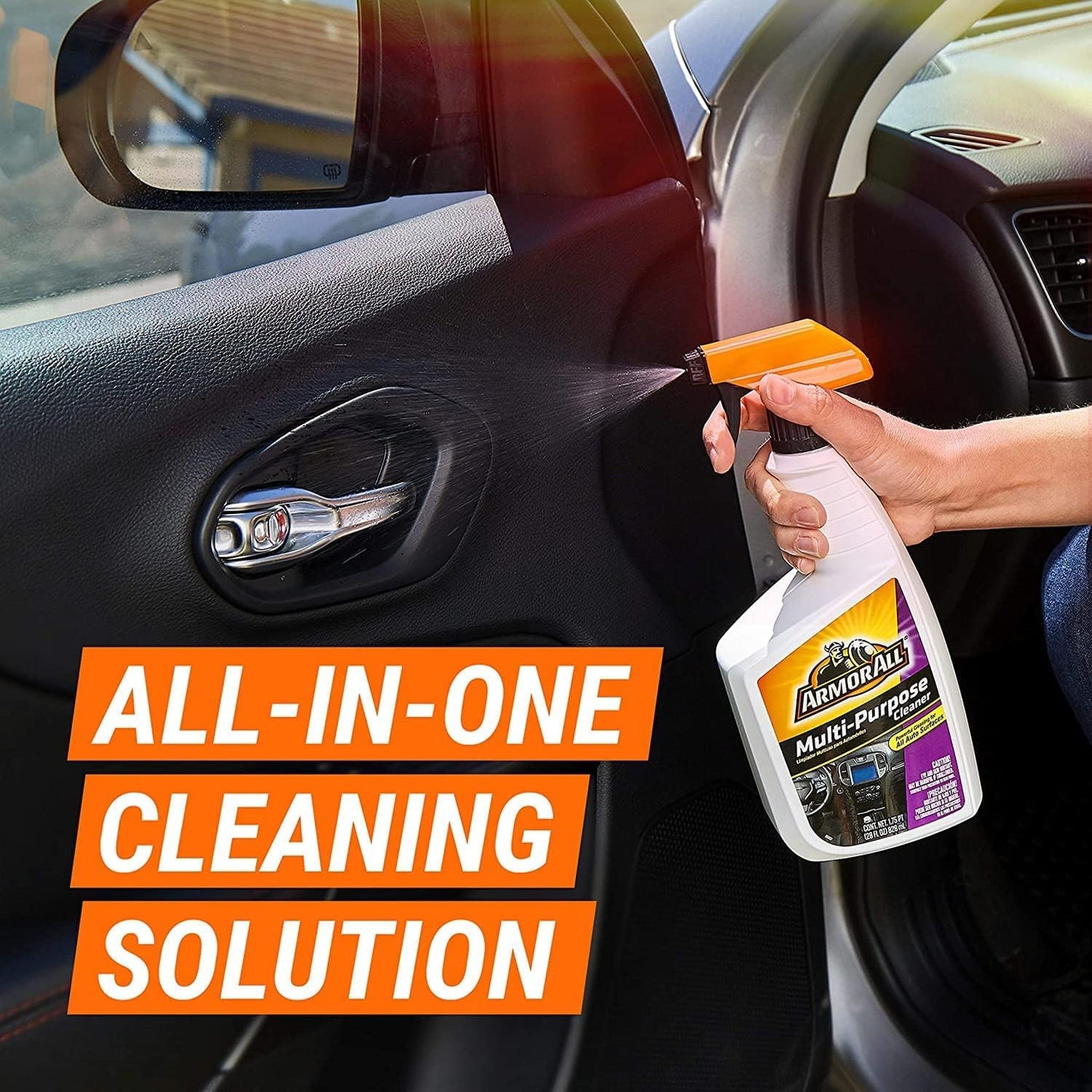 Armor All Multi Purpose Cleaner, Car Cleaner Spray for All Auto Surfaces, 16 Fl Oz (Pack of 2)