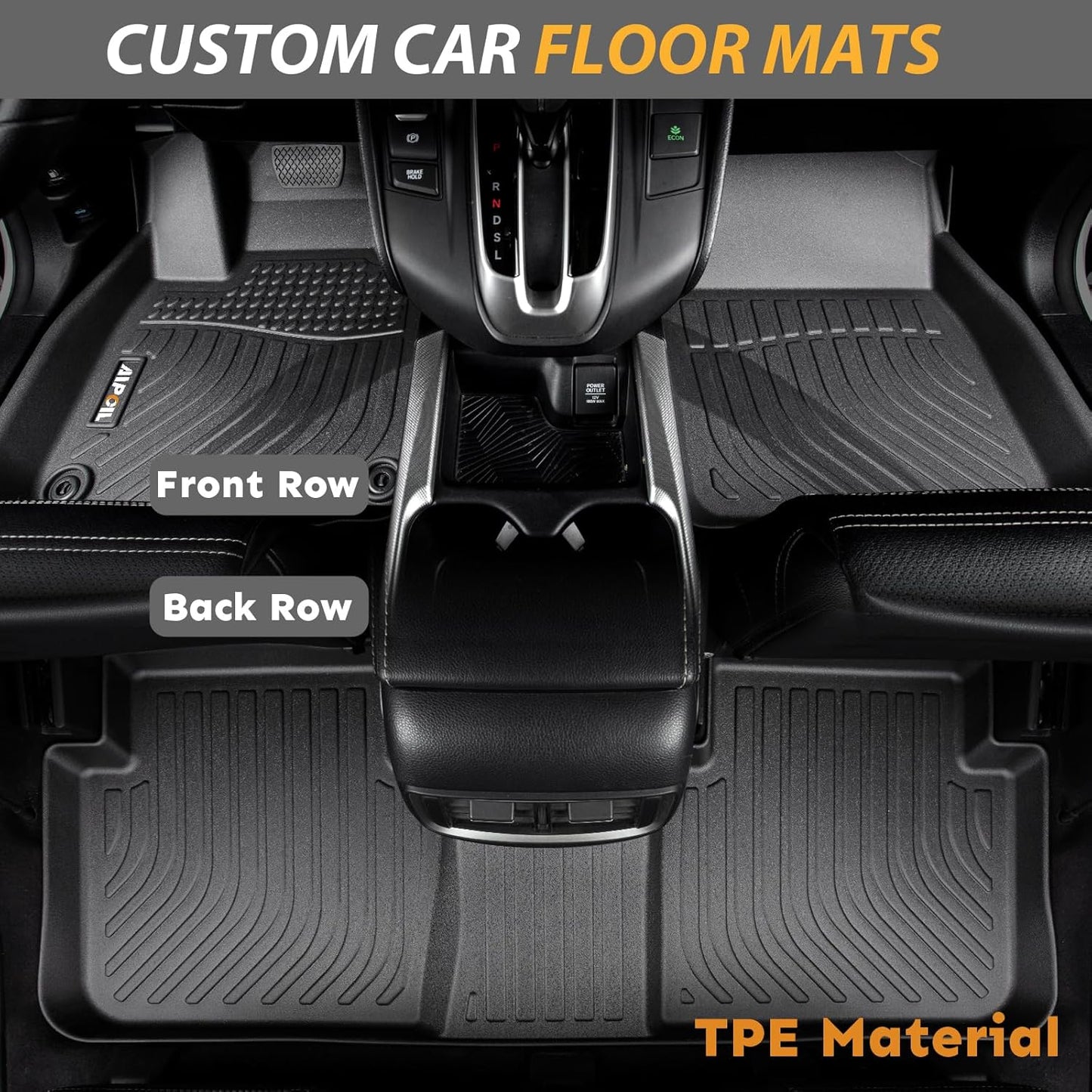 AIPOIL® Floor Mats for 2019-2025 Ascent 7/8 Passenger | All-Weather | Easy to Clean | All-Round Protection丨Full Set Automobile mats Accessories.