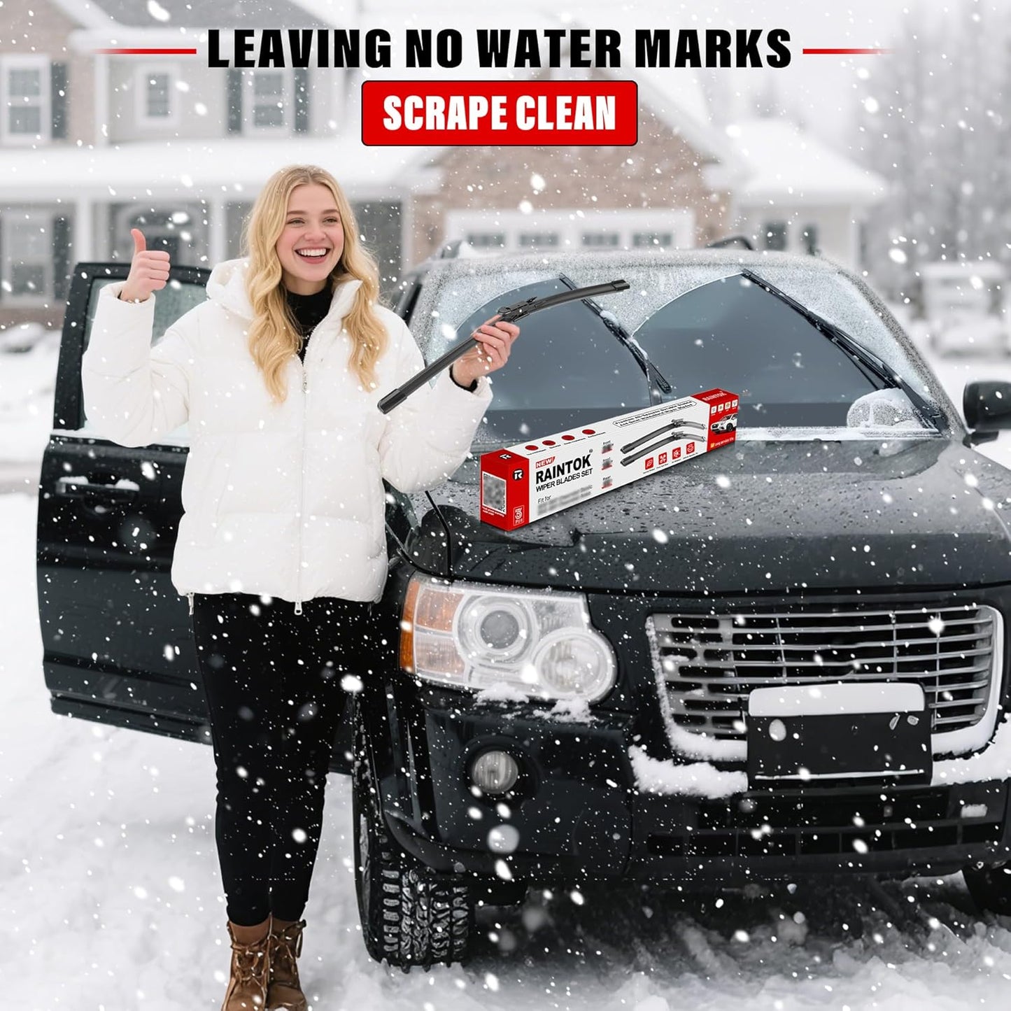 Windshield Wiper Blades Replacement for GMC Acadia 2013 2014 2015 2016 Original Factory Quality Front Rear Wipers Blade Set for My Car - 24" 21" 11" (Pack of 3)