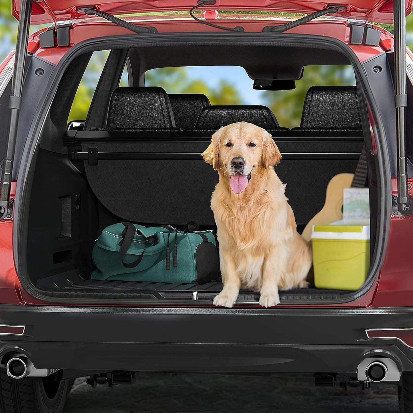 OEDRO Cargo Trunk Liner Fit for 2010-2017 Chevrolet Equinox/GMC Terrain, All Weather Custom Fit Anti-Slip Cargo Mat, Black