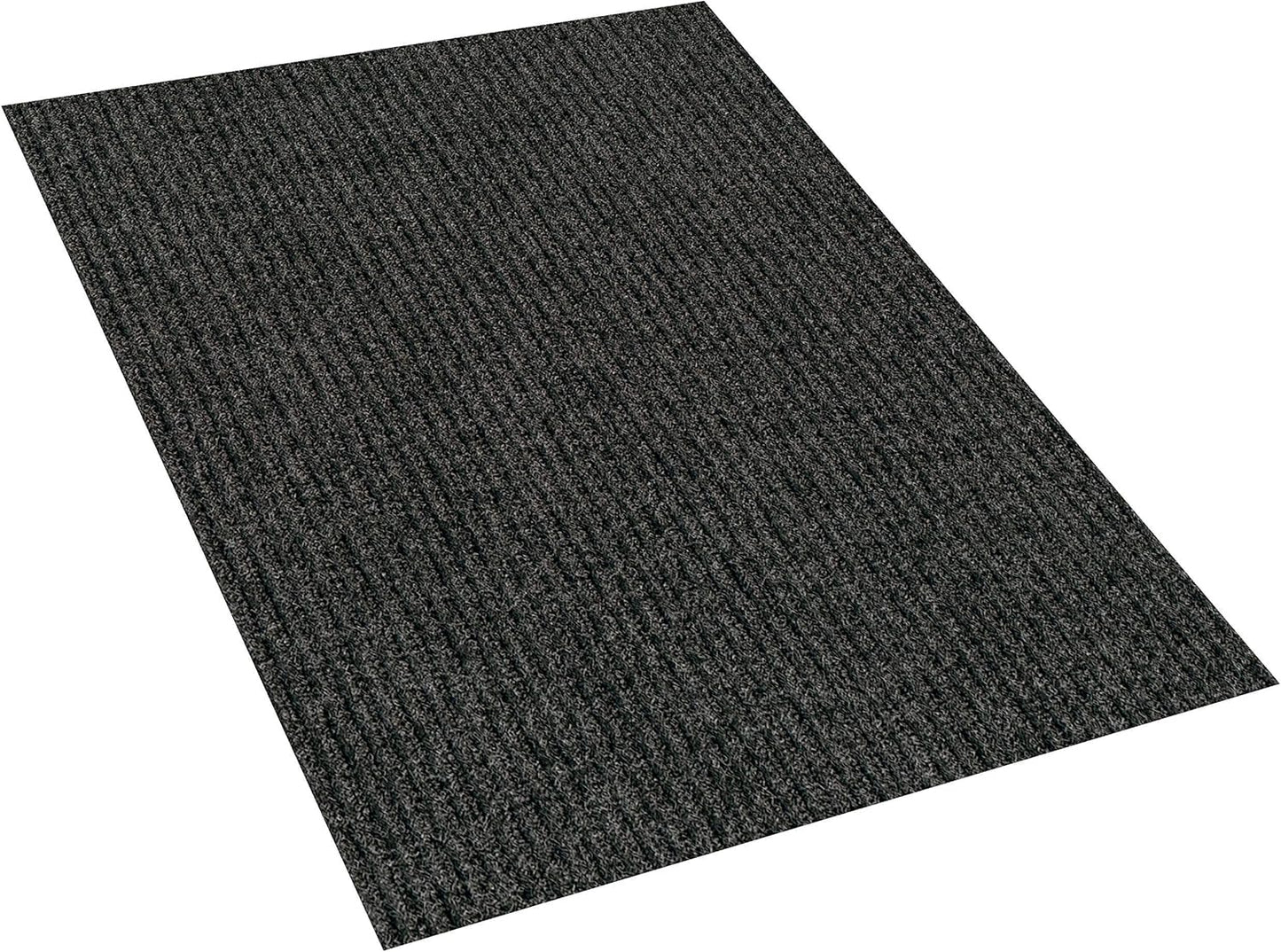 KOECKRITZ Heavy Duty Durable All Weather Indoor/Outdoor Non Slip Entrance Mat Rugs and Runners for Office Business Building Home Garage Front Door (4' x 13', Charcoal)