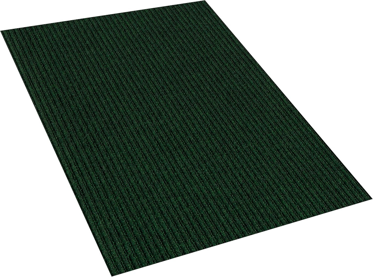 KOECKRITZ Heavy Duty Durable All Weather Indoor/Outdoor Non Slip Entrance Mat Rugs and Runners for Office Business Building Home Garage Front Door (4' x 18', Green)