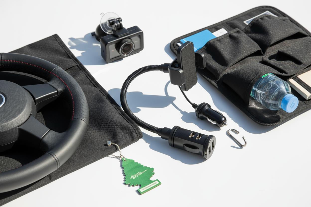 real photo of car accessories